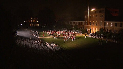 Marines Host Parade Evening Parade Aug, 6, 2021