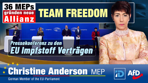 #TeamFreedom - 36MEPs kämpfen für die Offenlegung der EU-Impfstoff-Verträge