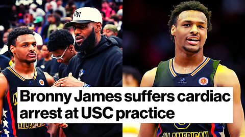 Lebron James Son Bronny James Suffers CARDIAC ARREST At Practice | Rushed To Hospital After Collapse