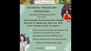 Madonna Guy & Paige Haines - detox, parasites, current live blood & jab shenanigans & tips!