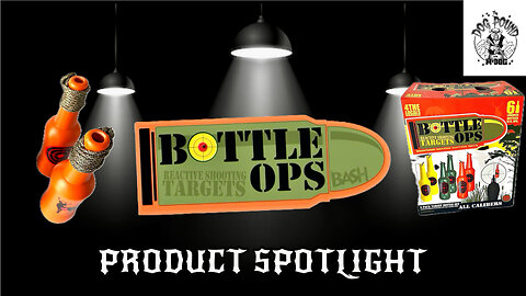 BOTTLE OPS REACTIVE SHOOTING TARGETS REVIEW! PRODUCT SPOTLIGHT!