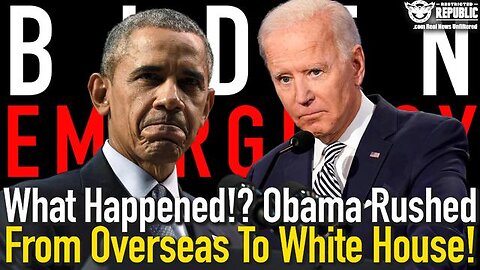 EMERGENCY! Obama Rushed From Overseas To White House! What Just Happened!?