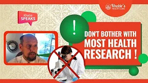Don't bother with health research & new discoveries!