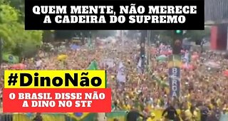 Manifestação contra Dino no Supremo lota Paulista e leva milhares de pessoas as ruas