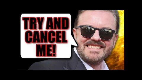 Ricky Gervais Is GOING TO WAR With Woke Hollywood & Cancel Culture