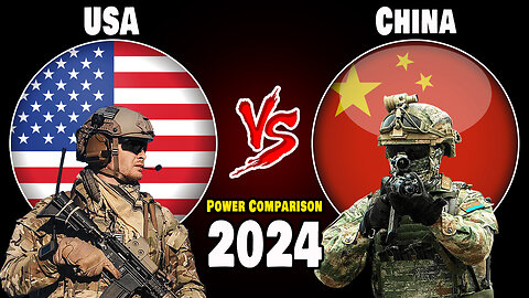 USA vs China Military Power Comparison 2024 | China vs USA military power 2024