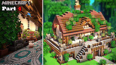 Minecraft - Cozy Cottage Storage House - Part 4 : Interior