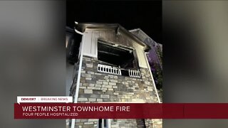 3 people, 1 dog rescued from Westminster condo fire