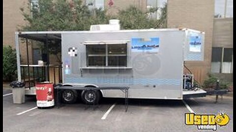 2016 Freedom 8.5' x 20' Commercial Kitchen Food Vending Trailer with Porch for Sale in Georgia