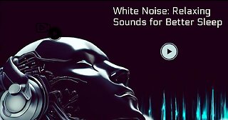 White Noise for Sleep, Study & Relaxation - BLACK SCREEN