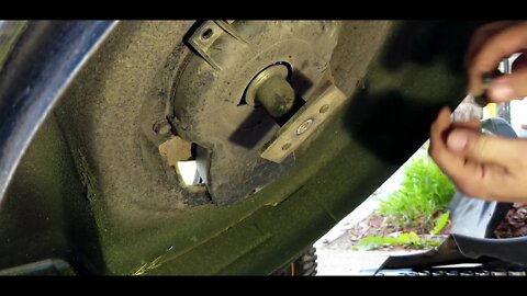 Remove a Rusted on Blade Adapter from a Lawn Mower