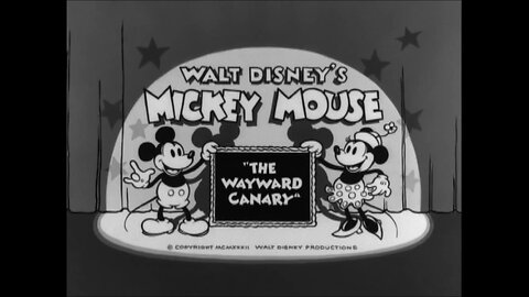 "The Wayward Canary" (1932 Original Black & White Cartoon)