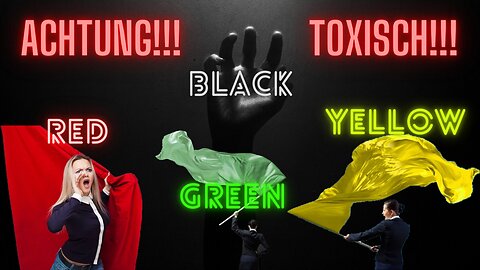 Black, Red, Yellow & Green-Flags