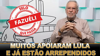 Grande mídia e outros apoiaram lula e estão decepcionados [ALEXANDRE GARCIA]