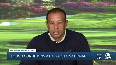 What kind of physical challenges will Tiger Woods face at Masters?