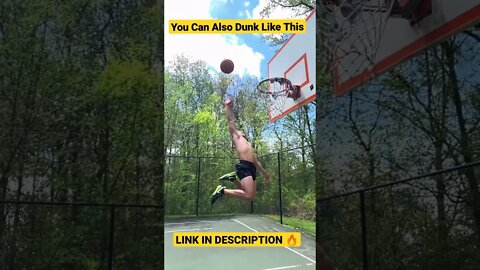 YOU CAN ALSO DUNK LIKE THIS 🔥🚀 (LINK IN DESCRIPTION) #Shorts