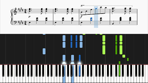 F. Schubert - 12 Grazer Waltzer, D. 924, Op. 91, No. 12 (Piano Tutorial)