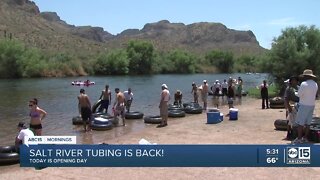 Salt River tubing opens for the season on April 30