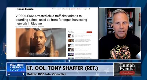 Lt.Col.Tony Shaffer: Ukrainian child trafficking & organ harvesting