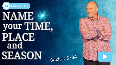 Naming your TIME, SPACE and Season! - Sunday 10.01.2023 10:30AM - Pastor Philip Thornton