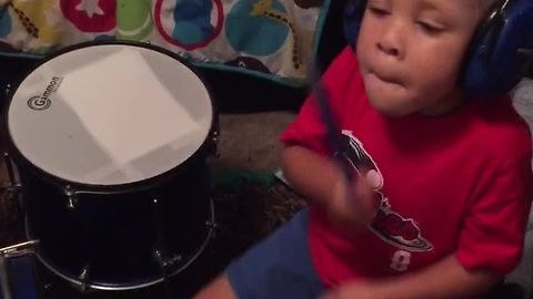 2-Year-Old Musical Prodigy Lays Down A Sick Drum Beat