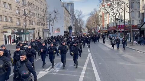 French police join.