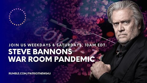 COMMERCIAL FREE REPLAY: Steve Bannon's War Room Pandemic hr.1 | 04-08-2023