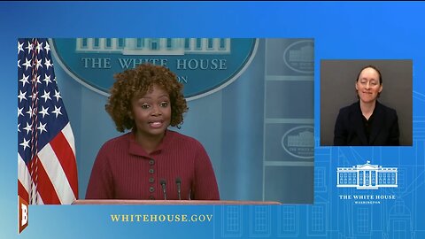 White House Press Secretary Karine Jean-Pierre briefing reporters & taking questions...