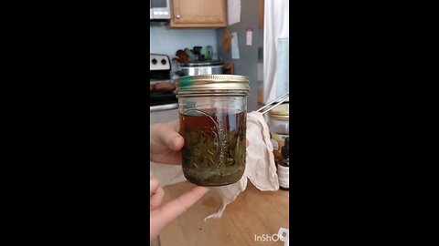 Straining My Antibiotic Tincture