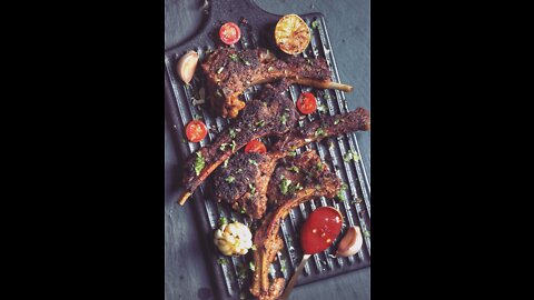 Tarragon and Garlic Butter Beef Skewers with Fennel Slaw