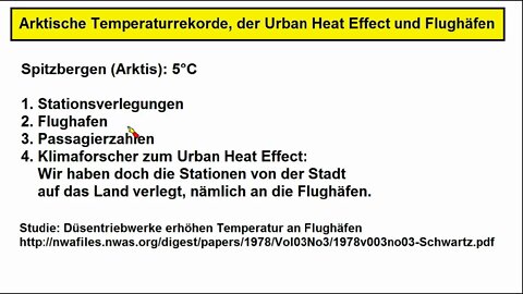 Klimawandel ►Temperaturrekorde und Flughafenmessungen (Spitzbergen, Svalbard)