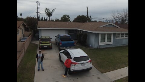 A Little Escape Above The Woes Of the Cloudy Day Below ~ My Drone Over Buena Park