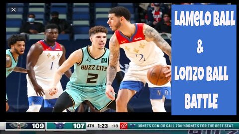 LaMelo Ball & Lonzo Ball BATTLE With A Lose BALL..CRUSHING It Together !