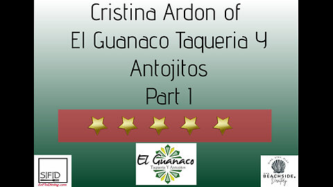 Chef Cristina Ardon of El Guanaco is at The Chef's Table with Chef Dan & Doris WithaD Part I