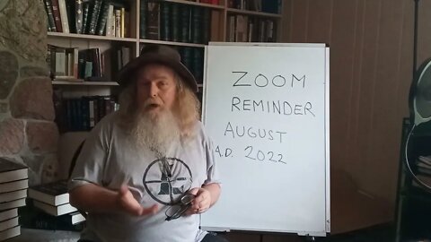 (upcoming) ZOOM meetings reminder for August 2020 see below for format