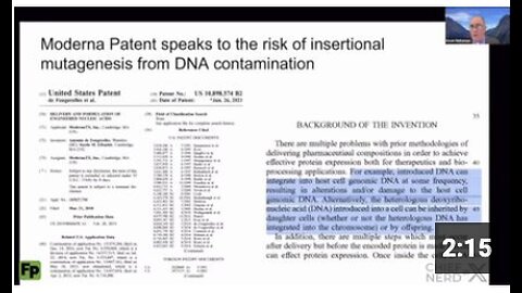 Moderna patent admits DNA in jabs can integrate into genome, cause cancer, pass to offspring