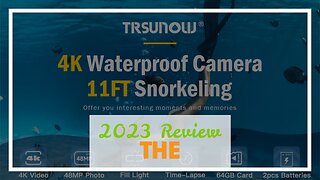 Customer Review 4K Waterproof Camera 11FT Underwater Camera with 32GB Card 48MP Autofocus Self...