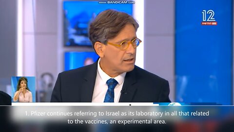 Then-Chief Scientist at Pfizer: Israel is 'a Laboratory' for Pfizer Covid 'Vaccine'