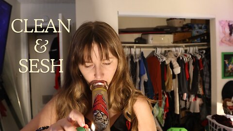 cleaning out my closet + smoke with me