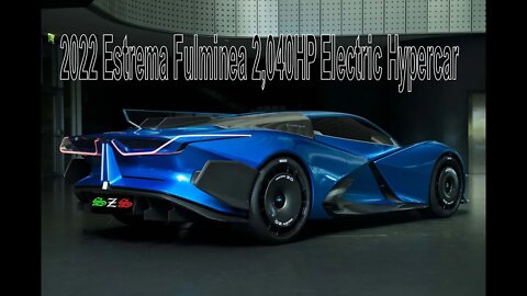 2022 Estrema Fulminea 2040HP Electric Hypercar