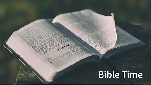 Bible Time! We read the bible daily! Join us!