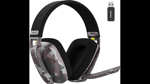 Wireless Gaming Headset Gamer Dual-Mode Bluetooth Headphones.