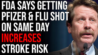 FDA Says Getting Pfizer & Flu Shot On Same Day Could Increase Stroke Risk