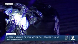 Bodycam shows aftermath of West Chester crash, called-off police pursuit