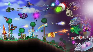 Modded Terraria w/ SolarDolphin - Calamity featured mods [Inferno] Difficulty