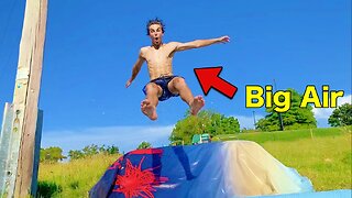 CRAZY Homemade WaterSlide