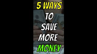 Money Tips: 5 Ways to Save Money Today! #shorts