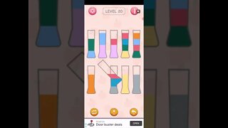 Water Sort Puzzle Level 20
