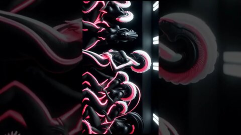 Giger Alien Art, Using Ai Platform Neural Frames #aiart #scifi #scific #alien