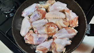 A very tasty recipe for chicken wings, will please both children and adults